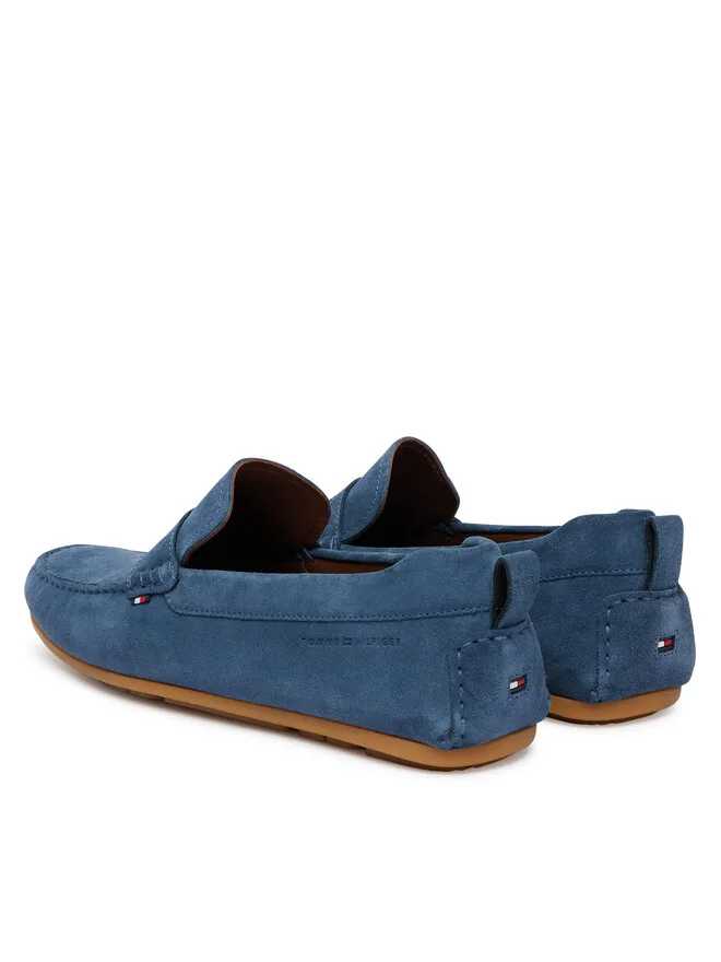 Tommy Hilfiger Мокасины Core Hilfiegr Suede Driver FM0FM05789 синего цвета — фото 3