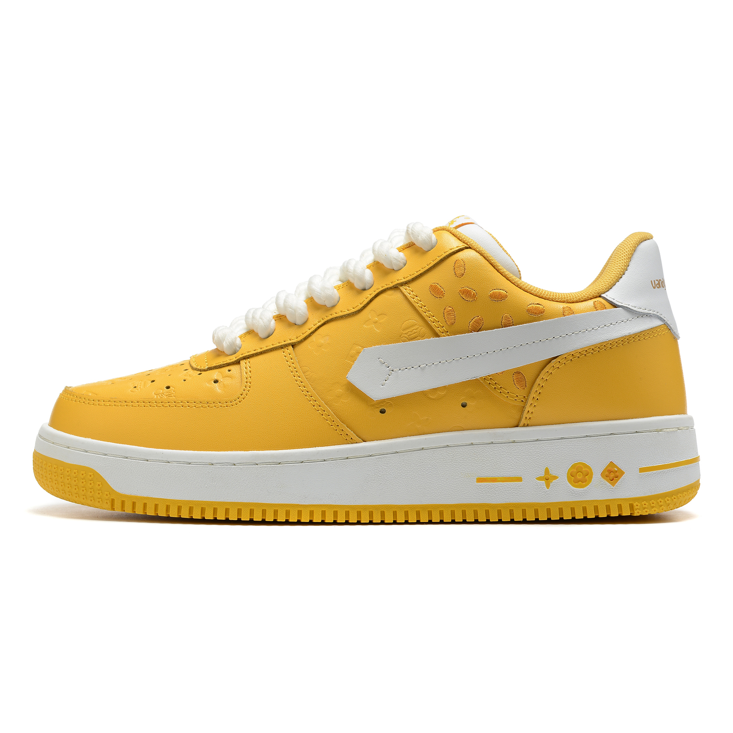 

Vandytheburger Низкие скейтерские кроссовки Unisex Black - Lemon, цвет Lemon