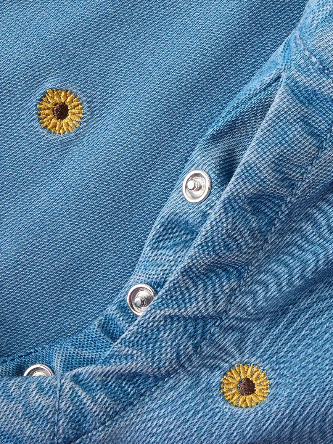 Комбинезон джинсовый Name it, medium blue denim — фото 4