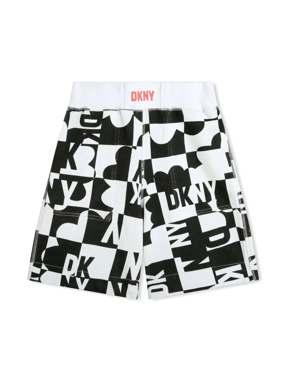 

Двусторонние шорты с логотипом Dkny Kids, черный