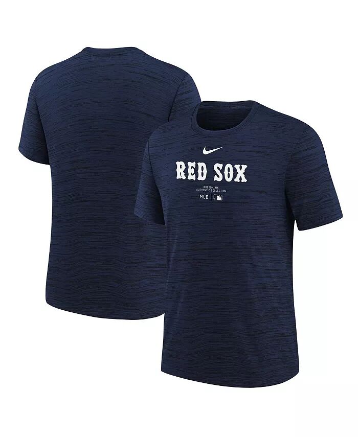 

Футболка для тренировок Big Boys and Girls Navy Boston Red Sox Authentic Collection Nike