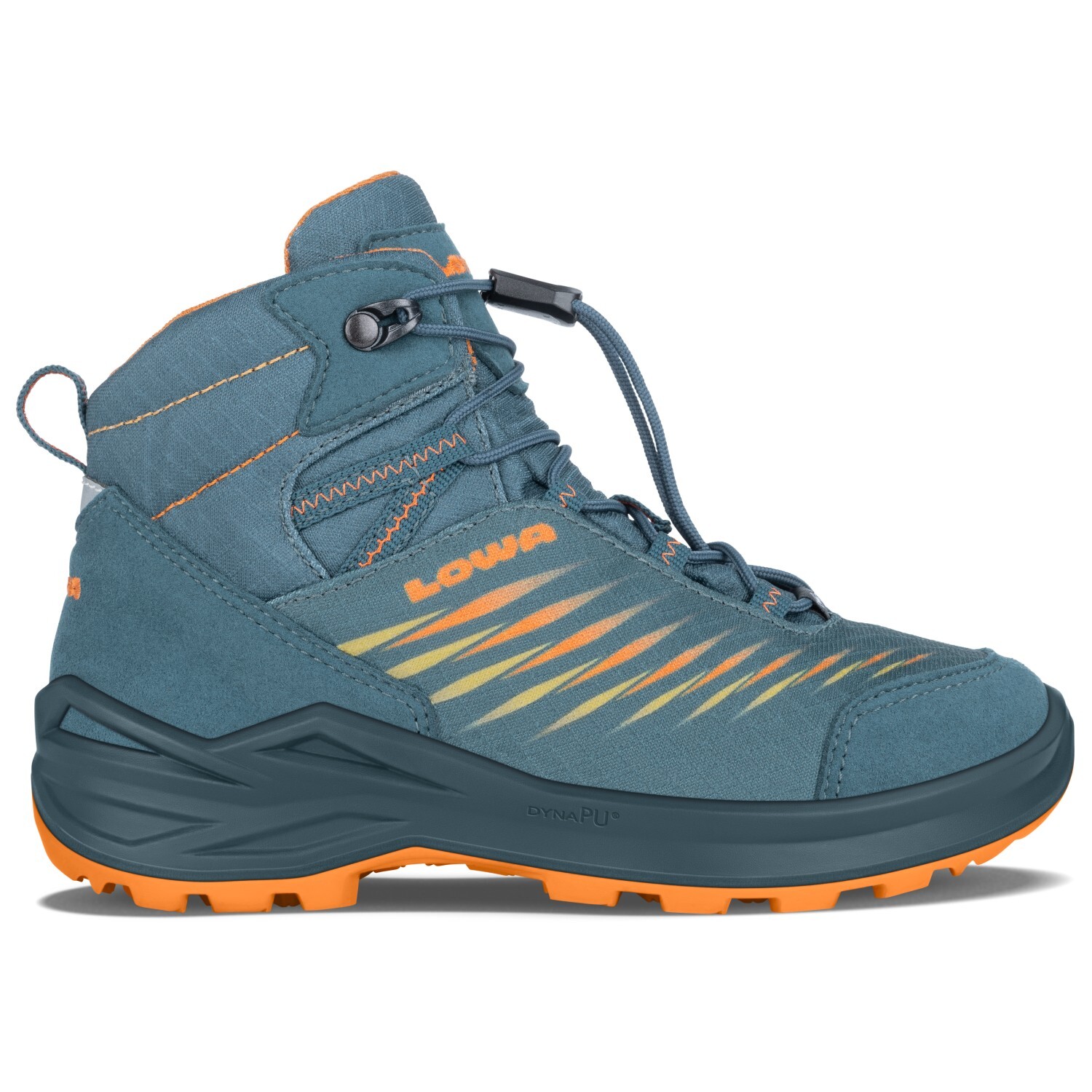 

Ботинки для прогулки Lowa Kid's Zirrox II GTX Mid, цвет Petrol/Mango