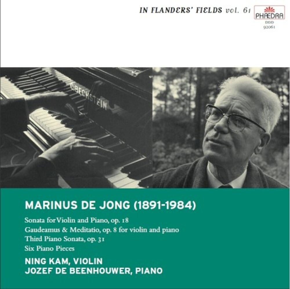 

Диск CD de Jong: In Flanders' Fields, Vol. 61 - Marinus de Jong, Ning Kam, Jozef de Beenhouwer