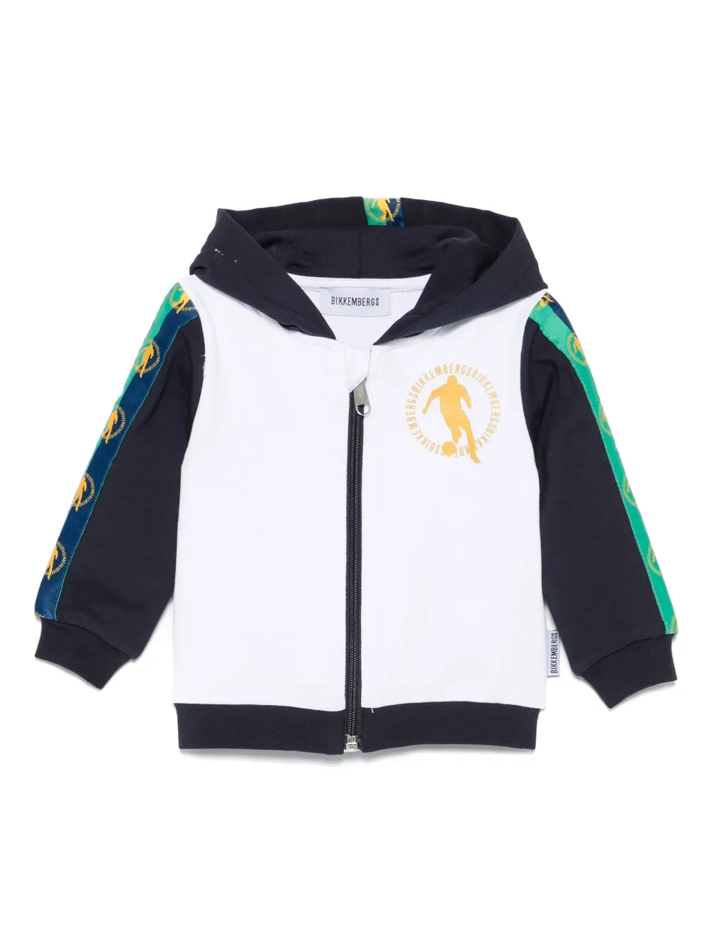 

Худи с логотипом BIKKEMBERGS KIDS, белый