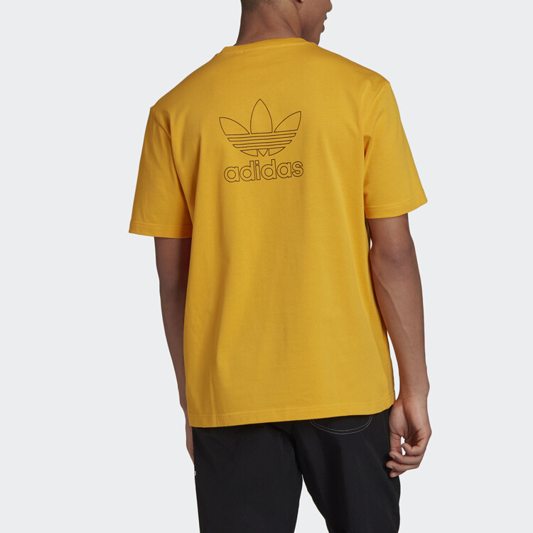 Футболка мужская Подсолнух Adidas, цвет Sunflower — фото 4