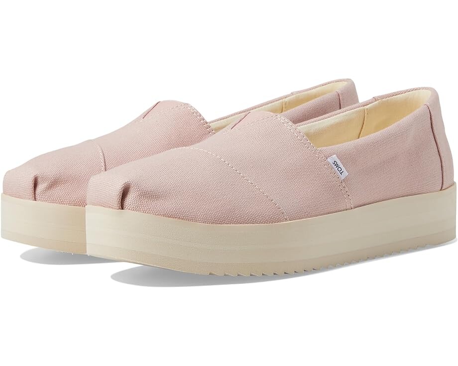 

Кроссовки TOMS Alpargata Midform, цвет Ballet Pink