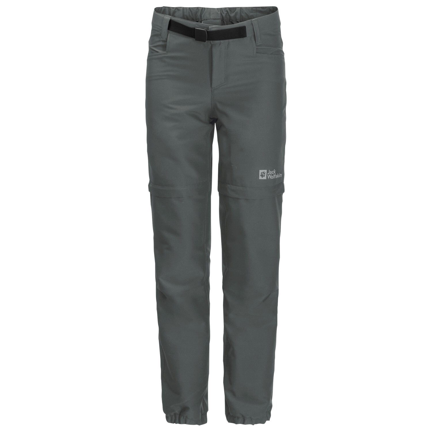 

Брюки из софтшелла Jack Wolfskin Kid's Active Zip Off, цвет Slate Green