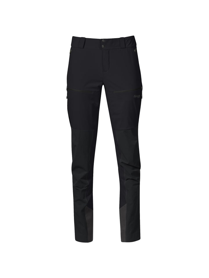 

Bergans Брюки W RABOT V2 SOFTSHELL черного цвета