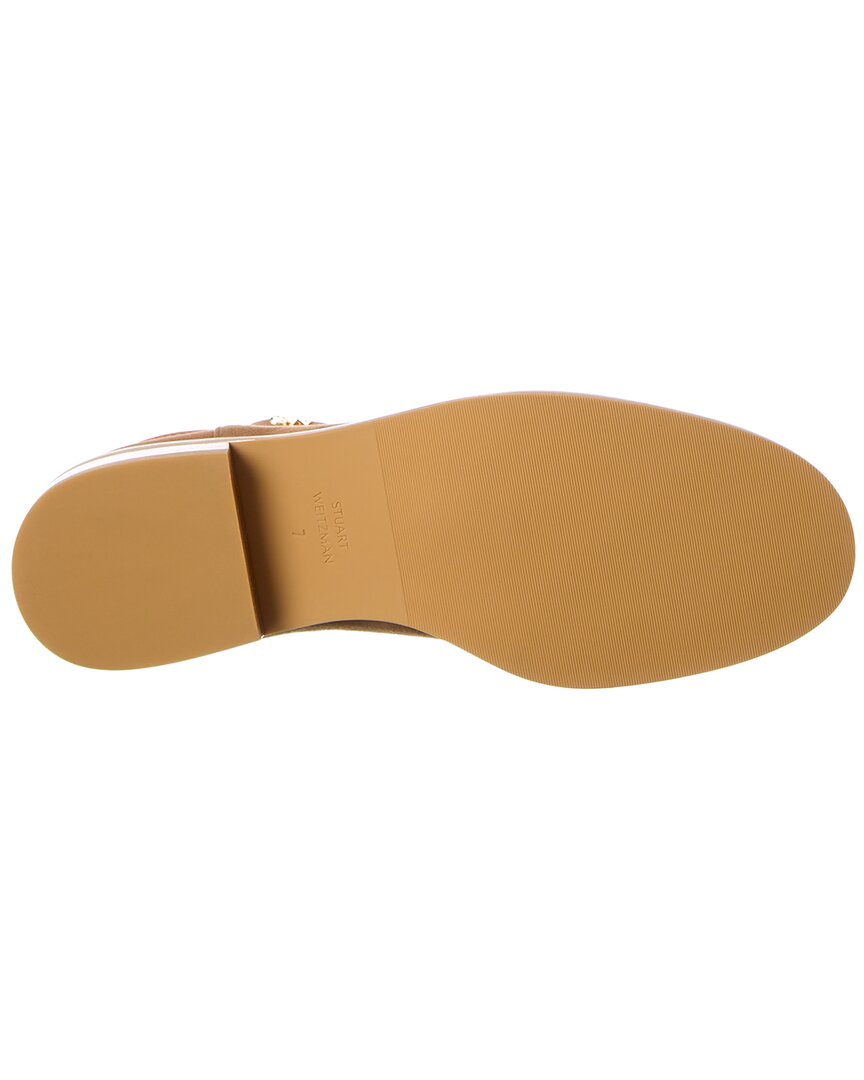Ботильоны Stuart Weitzman Kye City Suede, коричневый — фото 4