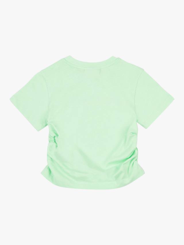 Детская футболка с пайетками и контрастной окантовкой Juicy Couture, Green Ash — фото 2