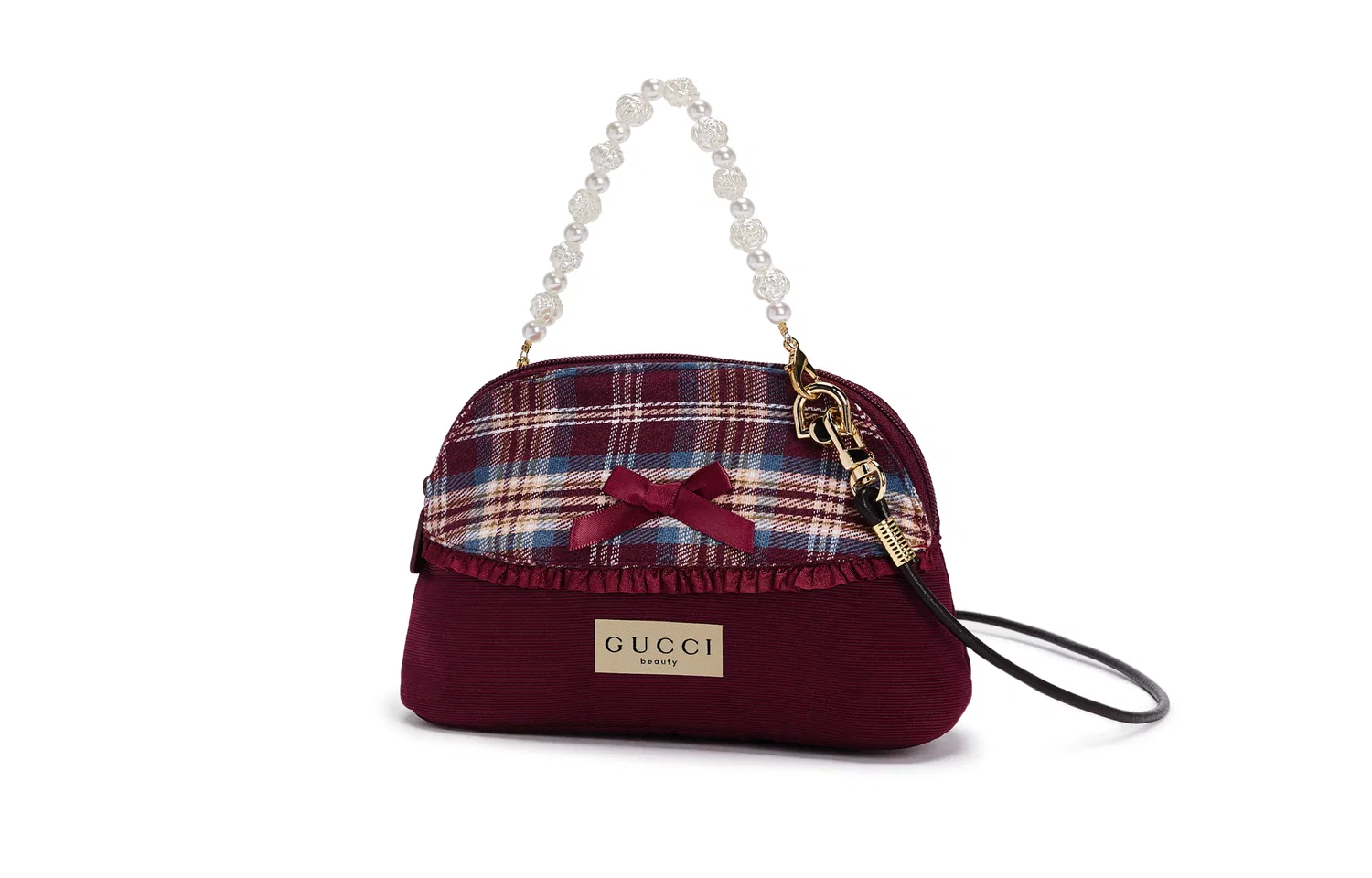 Косметичка GUCCI Heartbeat Red Plaid — фото 3