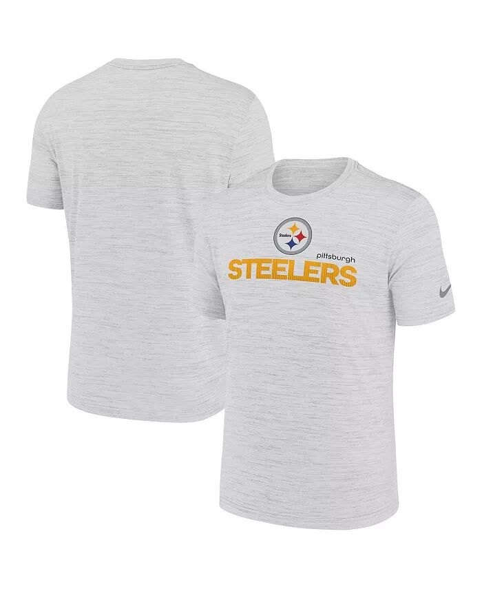 

Мужская белая футболка Pittsburgh Steelers Blitz Velocity Modern Performance Nike