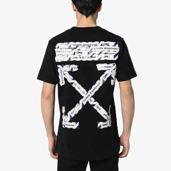 Футболка ss20 back arrows sketch short sleeve mens logo normal fit Off-White, черный — фото 4