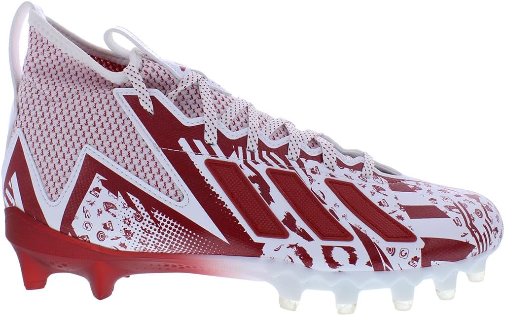 

Футбольные бутсы Adidas Mens Freak 23 для игры в линию, белый/красный