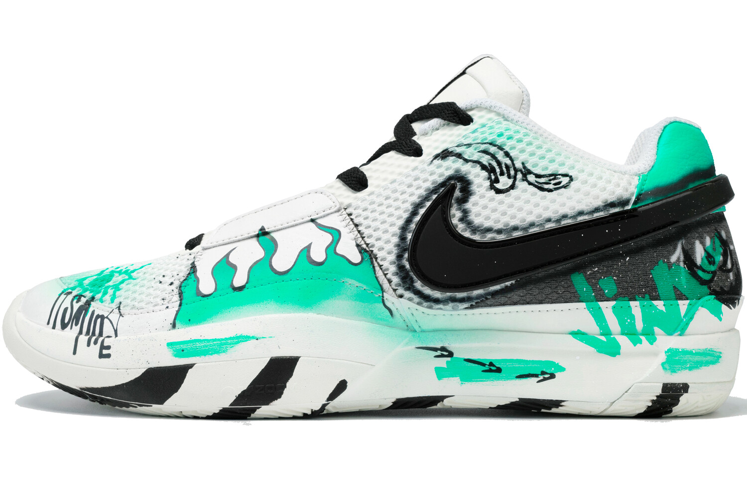 

Баскетбольные кроссовки Ja 1 мужские низкие зеленые/черные Nike