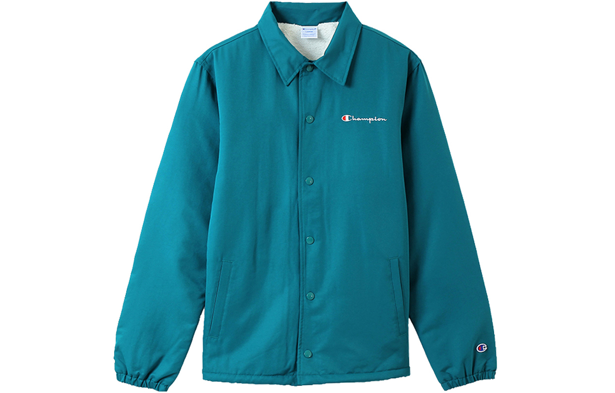 

Champion Куртка бархатистая японская версия унисекс голубая, Lake Blue