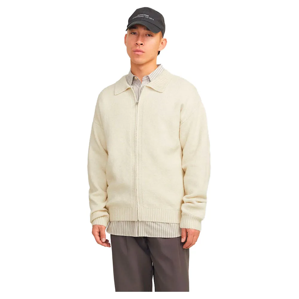 

Свитер Jack & Jones Fox full zip, бежевый