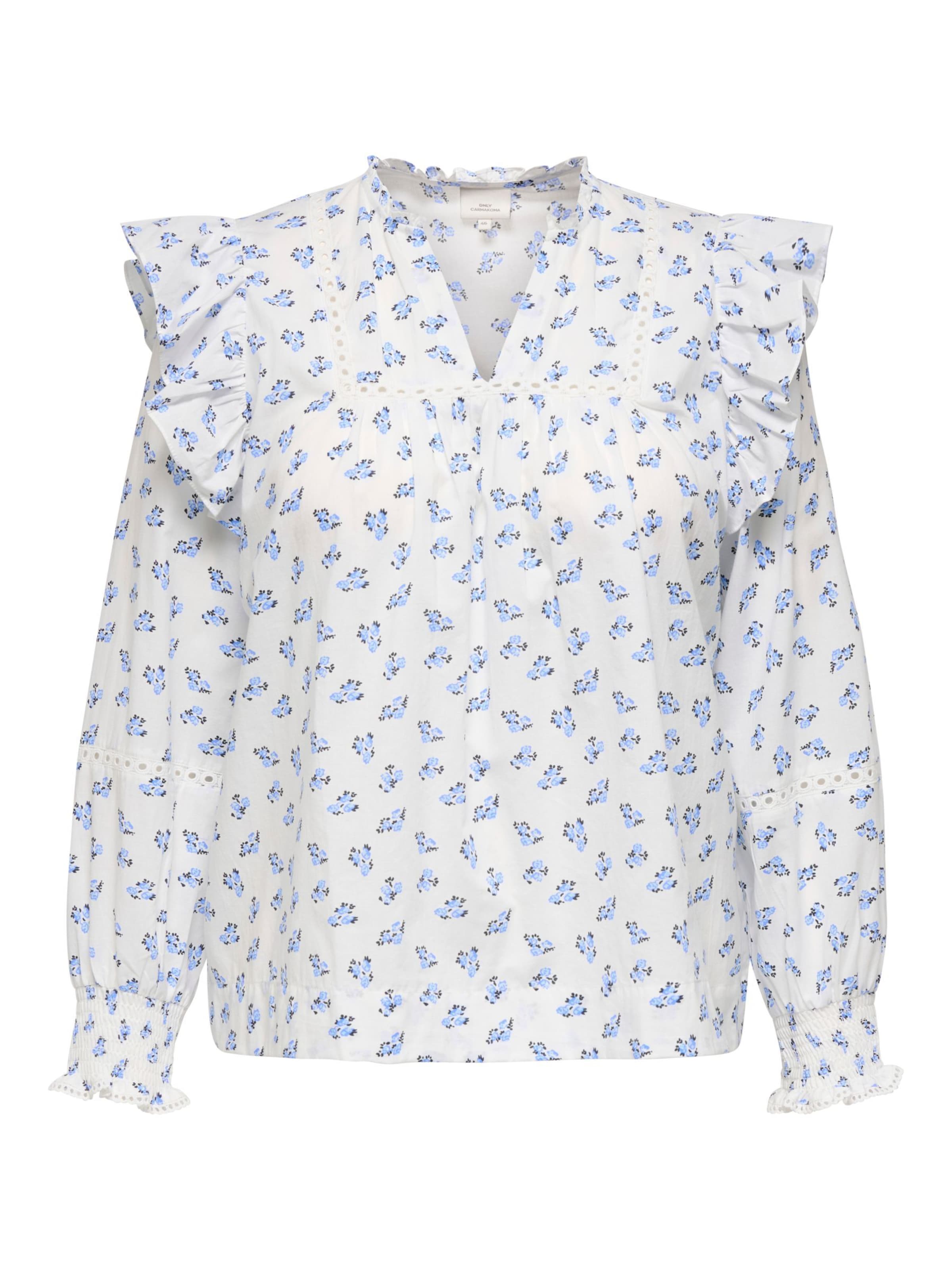 

ONLY Carmakoma Блузка 'CARIDRIS' в белом цвете