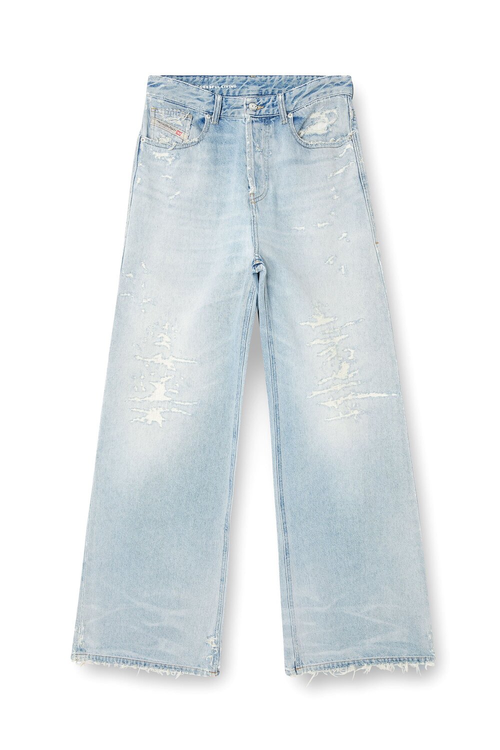Женские джинсы свободного кроя D-Sire 1996 года, размер L.28 Diesel, Light Indigo Blue — фото 2
