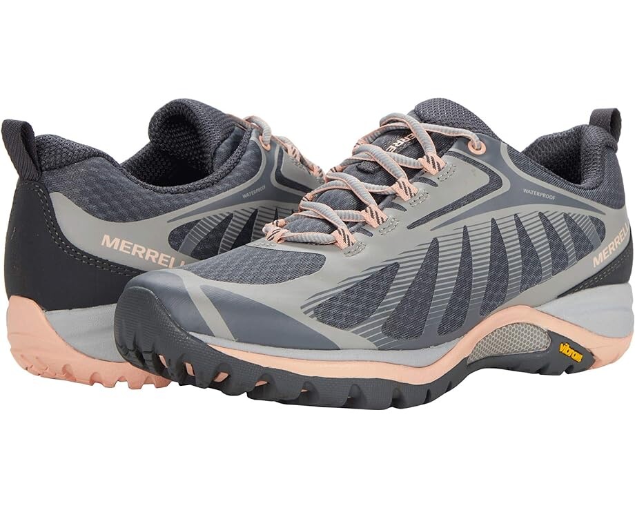 

Походные ботинки Merrell Siren Edge 3 Waterproof, цвет Paloma/Peach