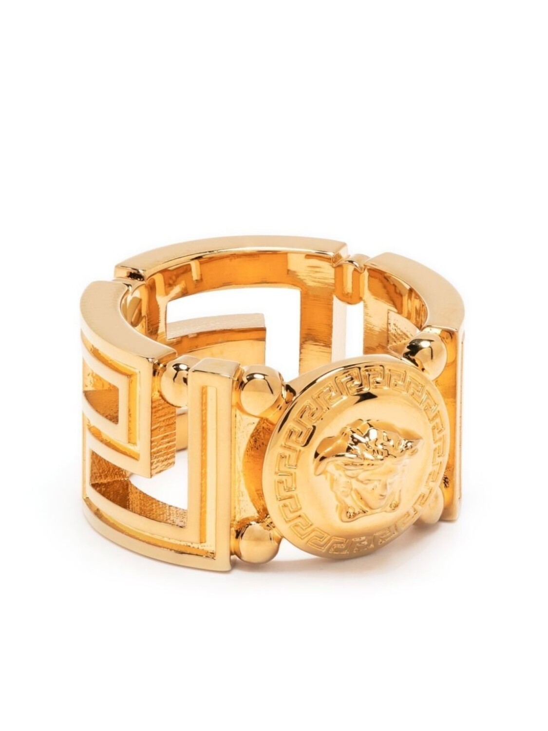 

Кольцо с декором Medusa Versace, золотой