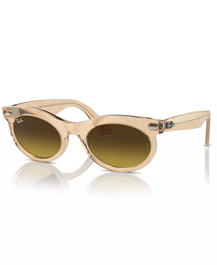 

Унисекс-солнцезащитные очки Wayfarer Oval Change RB2242 Ray-Ban, коричневый
