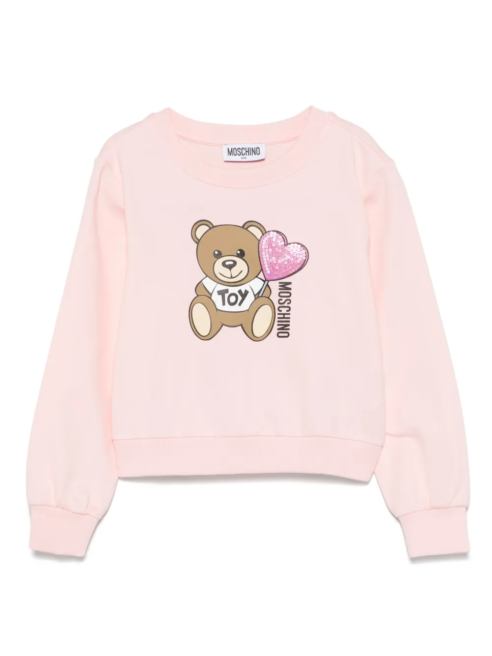 

Толстовка Teddy Bear Moschino Kids, розовый