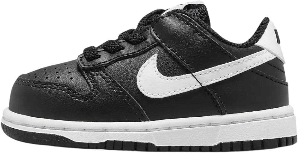 Кроссовки Nike Boys' Dunk Low SE, белый/черный