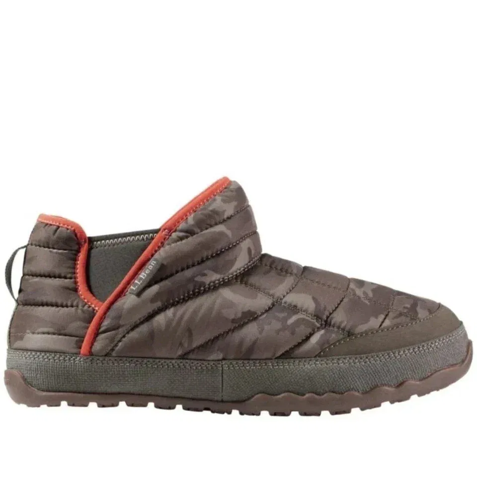 Мужские стеганые ботинки L.L Bean Mountain Classic Quilted Ankle Boots II Loden Camo HAWK2458, коричневый