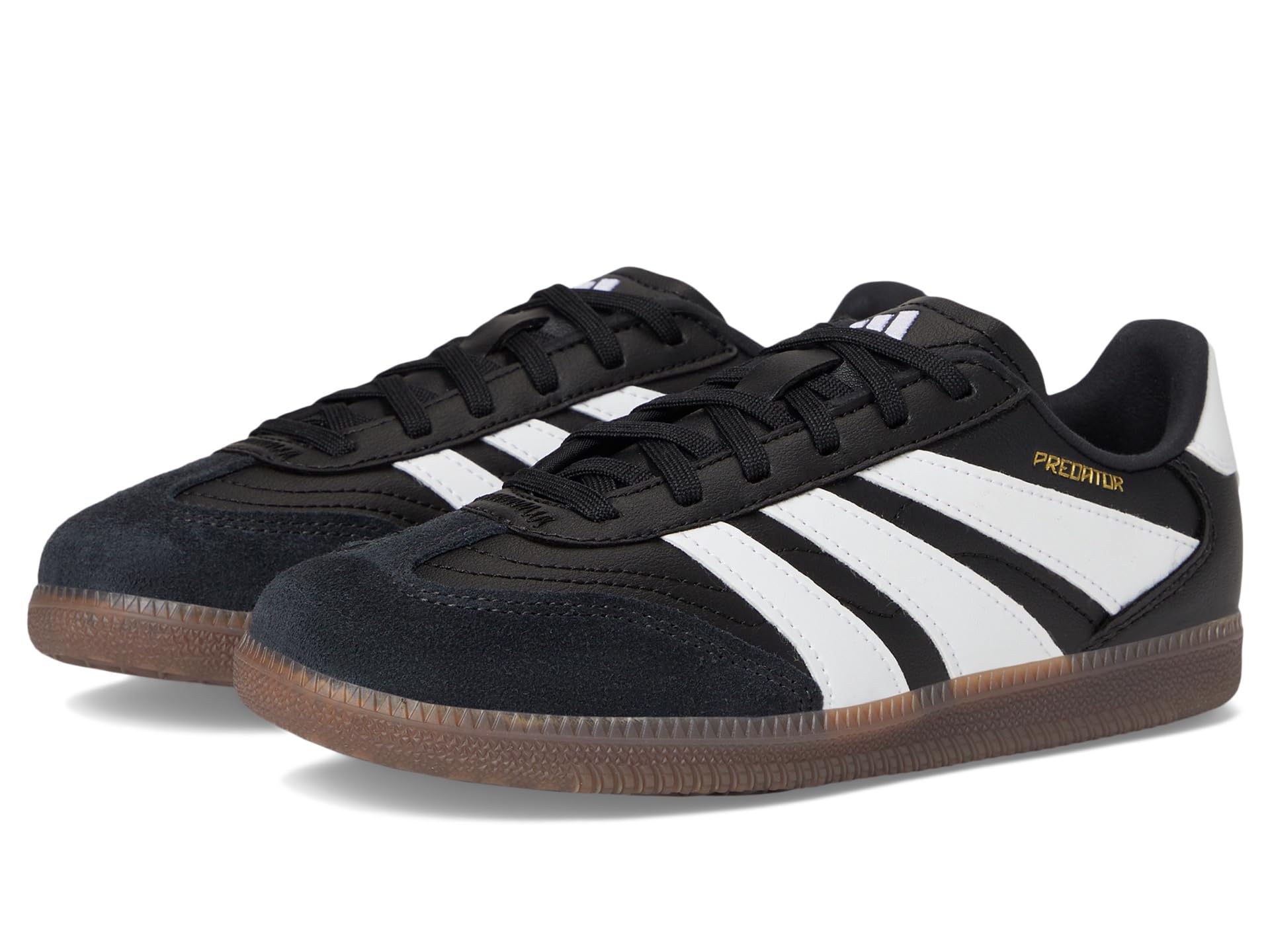 

Кроссовки adidas Kids Freestyle Predator Indoor Soccer Shoes, цвет Black/White/Gold Metallic
