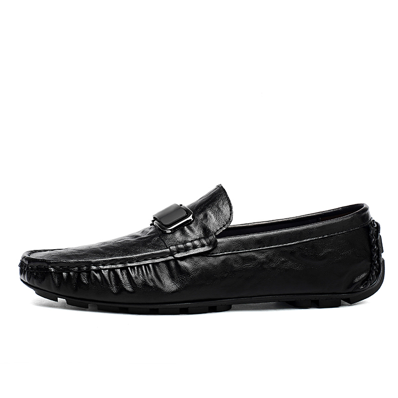 

BAGE Мокасины мужские черные, цвет Black