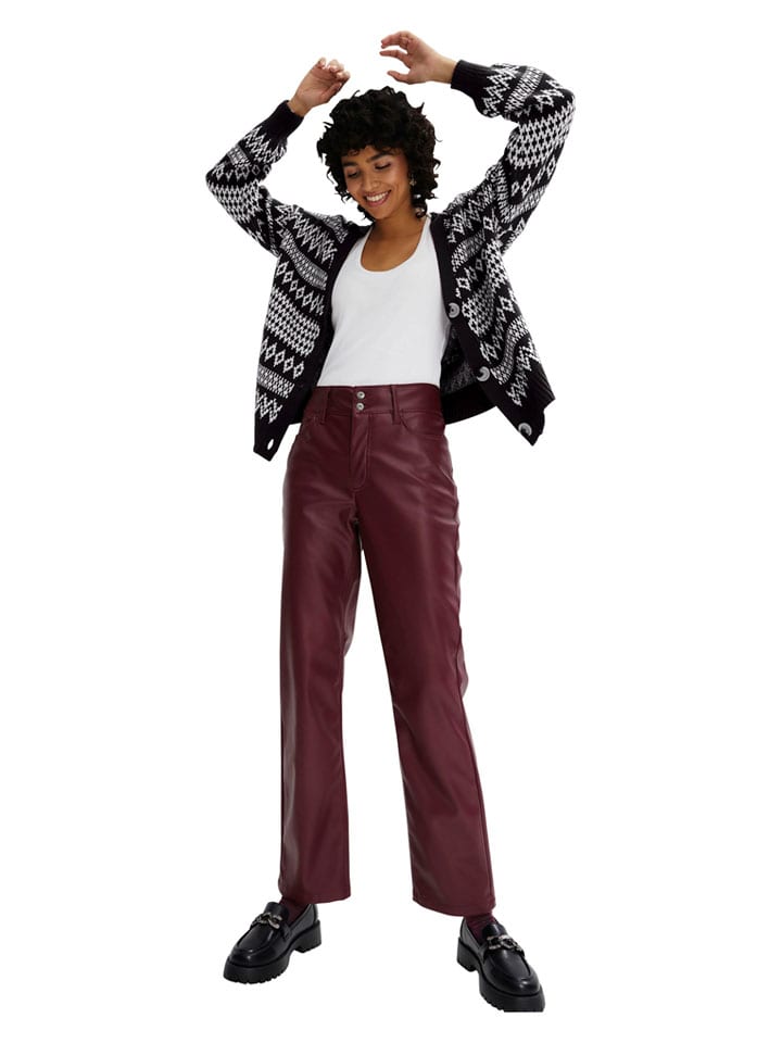 

WITT WEIDEN Брюки из искусственной кожи цвета бордо