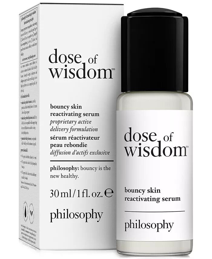 

Dose Of Wisdom Сыворотка, активирующая упругую кожу, 1 унция Philosophy
