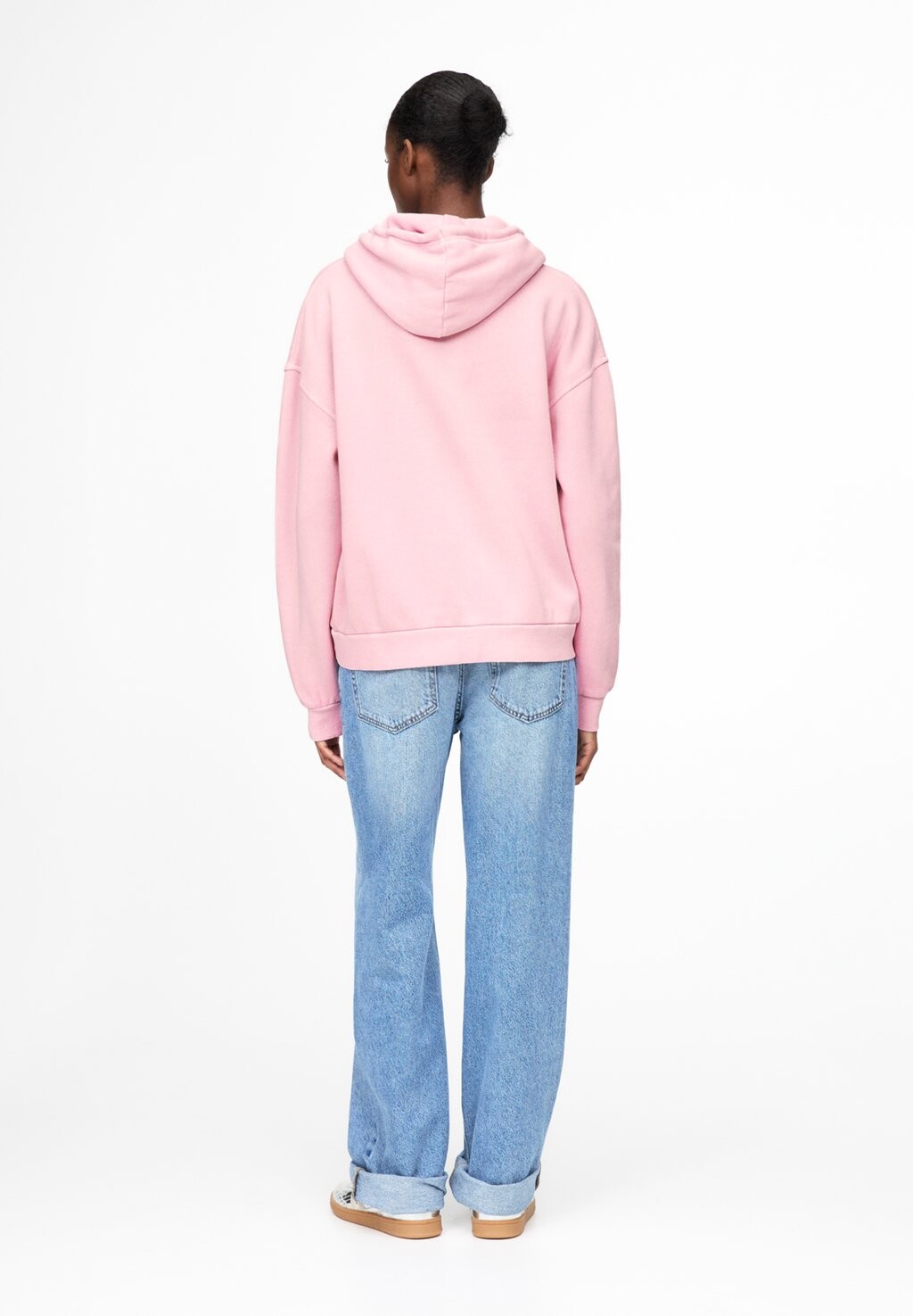 

Толстовка с капюшоном PULL&BEAR, светло-розовый