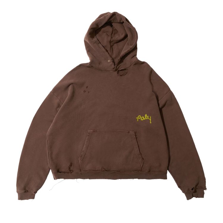 

Толстовка Paly Hollywood Blank Hooded Sweatshirt 'Brown', коричневый