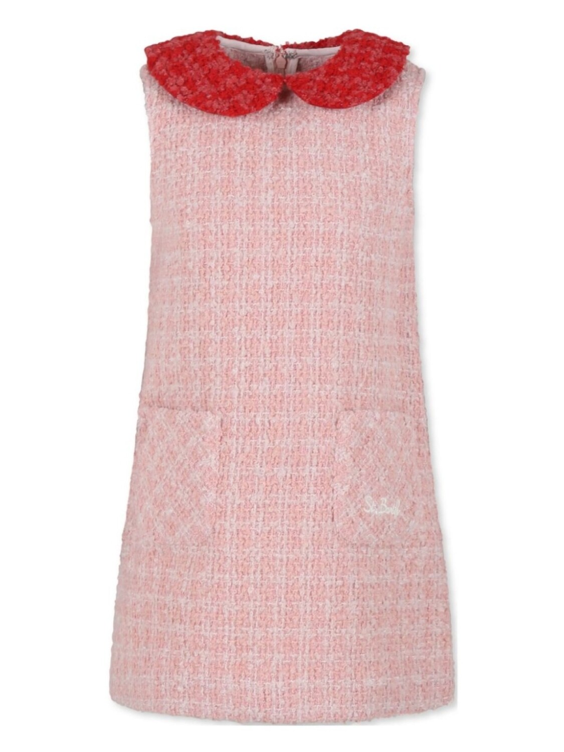 

Твидовое платье MC2 Saint Barth Kids, розовый