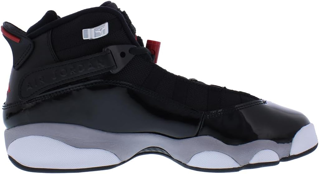 Детские кроссовки Nike Jordan 6 Rings, белый/черный/красный — фото 2