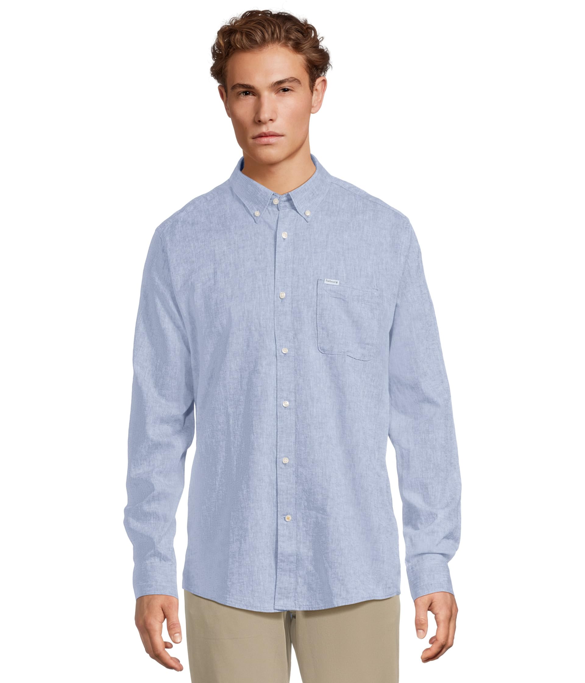 

Рубашка Barbour Nelson Tailored Shirt, синий