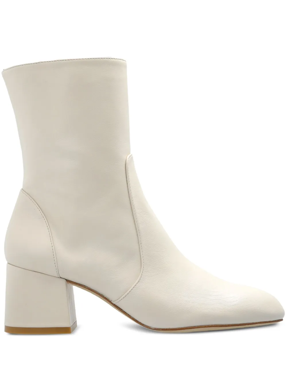 Ботильоны на каблуке Stuart Weitzman, белый