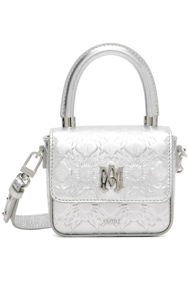 

Сумка Ma quad nano Amiri, серебро