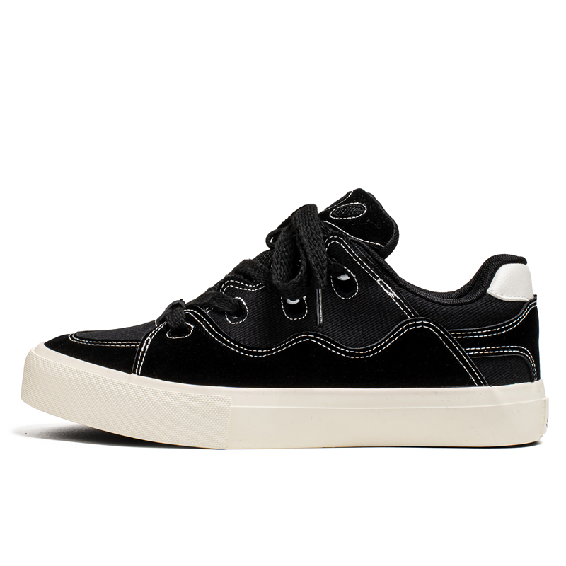 

Увеличивающие рост низкие скейтбордистские кроссовки унисекс Medd, черный