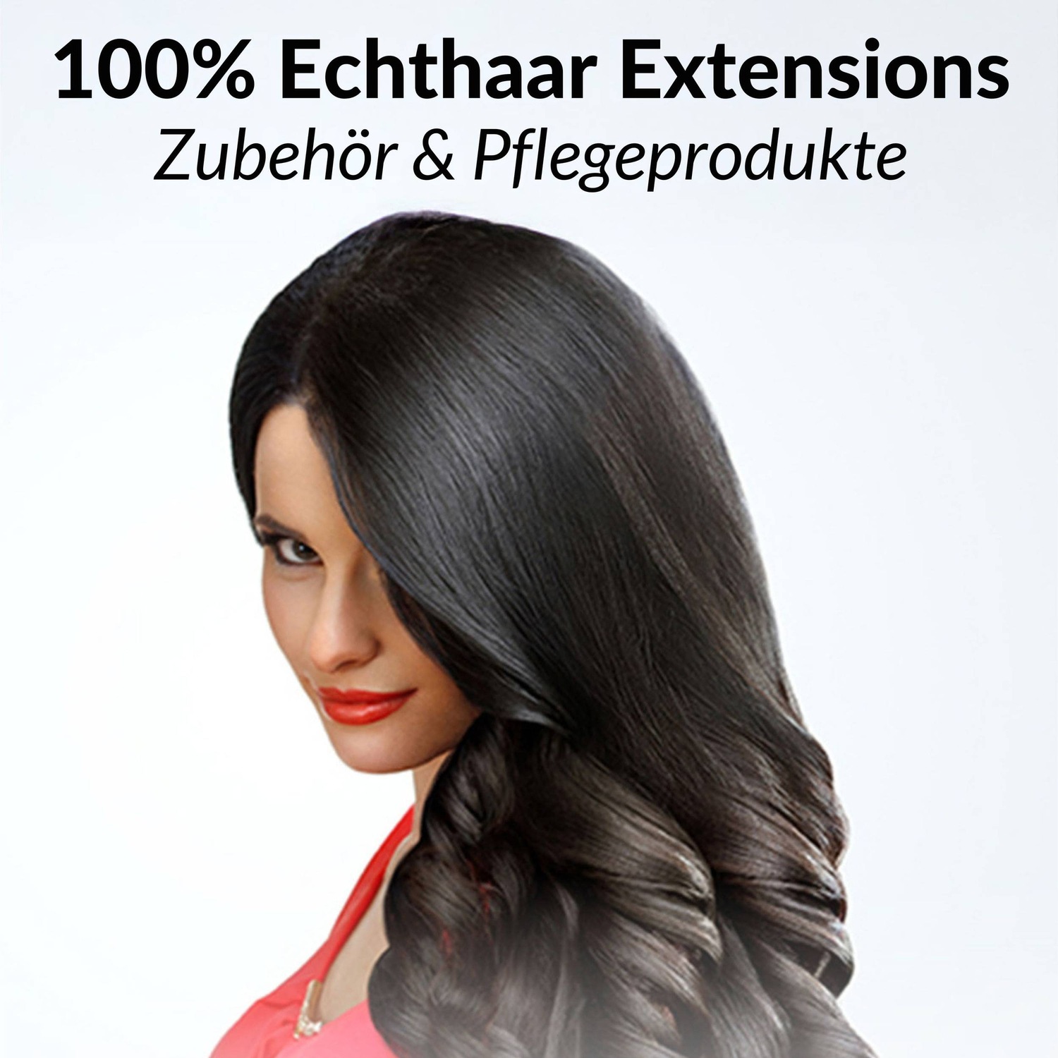 Накладные волосы tresse extensions echthaar #2/0 schwarz 100g Hair2Heart, 50cm, количество 1 шт. — фото 2