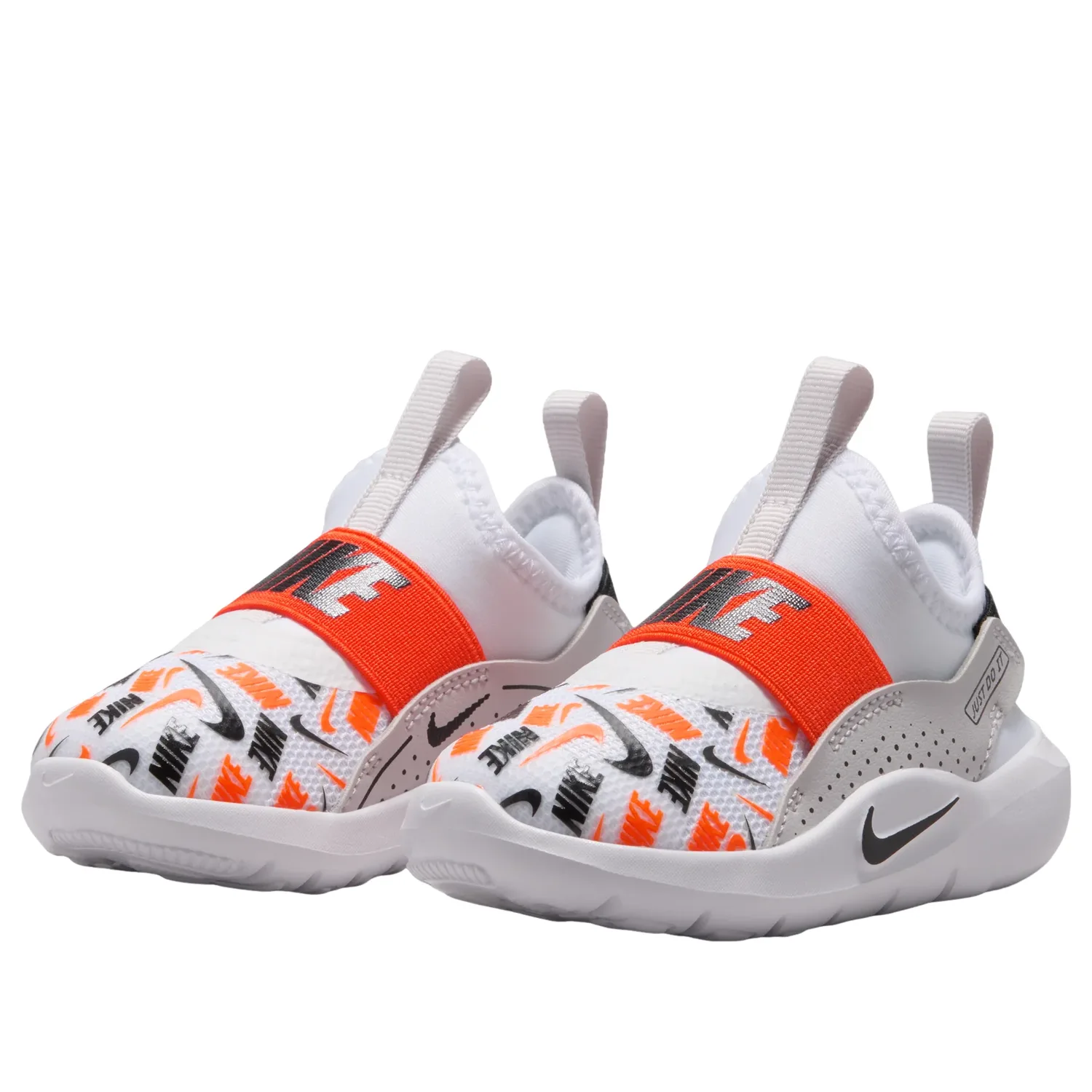 (TD) Кроссовки Nike Flex Runner 4 'White Safety Orange' — фото 3