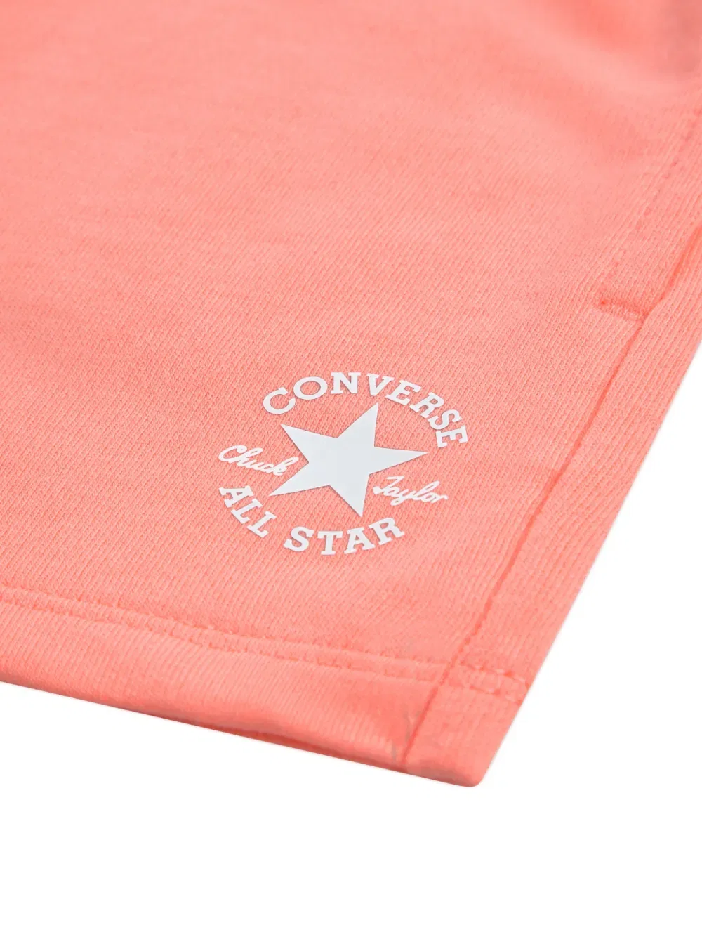Комплект из топа и шортов с кулиской и логотипом Converse Kids, белый — фото 3