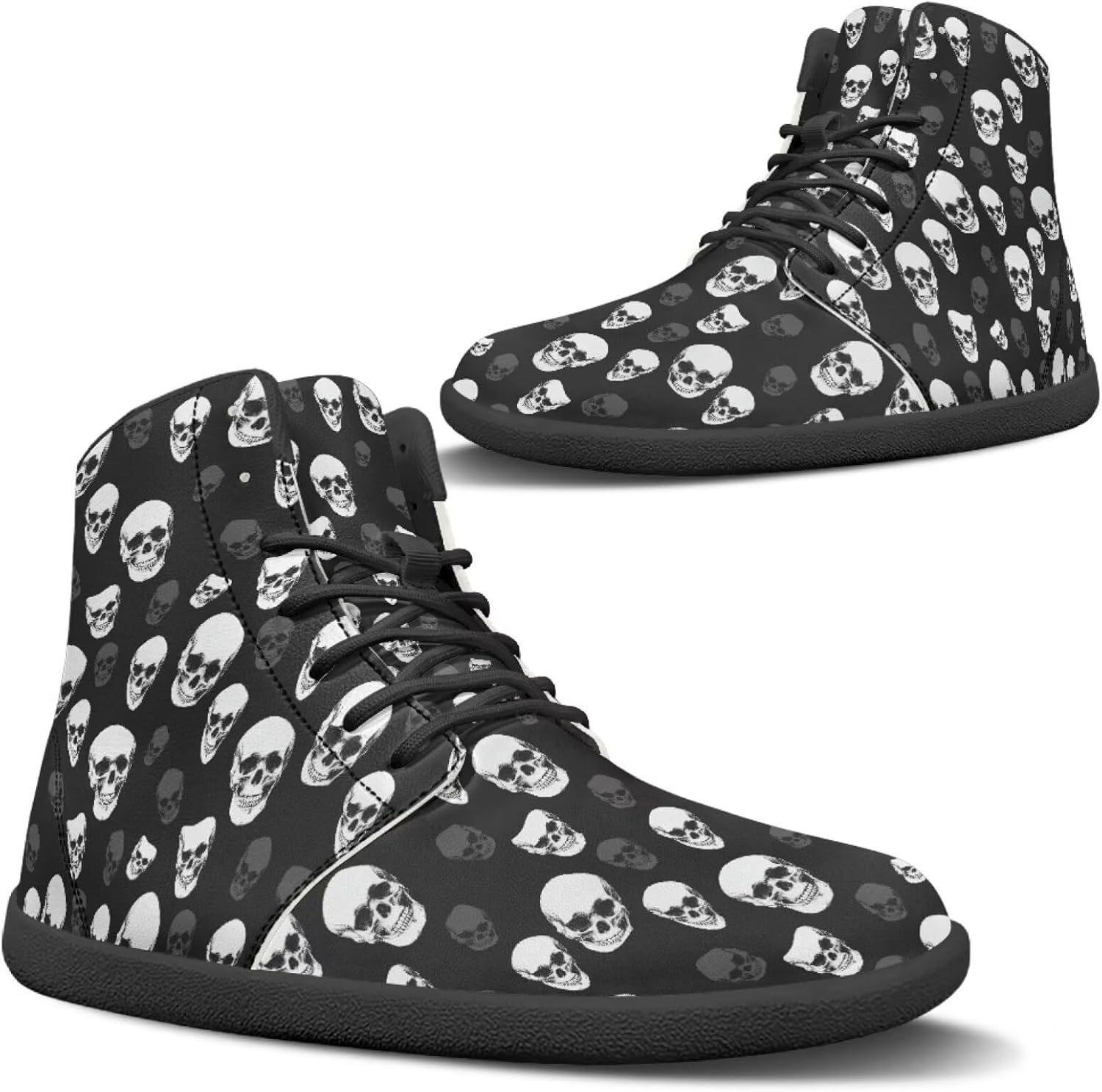 

Женская и мужская обувь Binienty: высокие кеды с широкой носовой частью, минималистичная обувь для бега, спортивные походные ботинки, водонепроницаемая обувь для активного отдыха, Skull