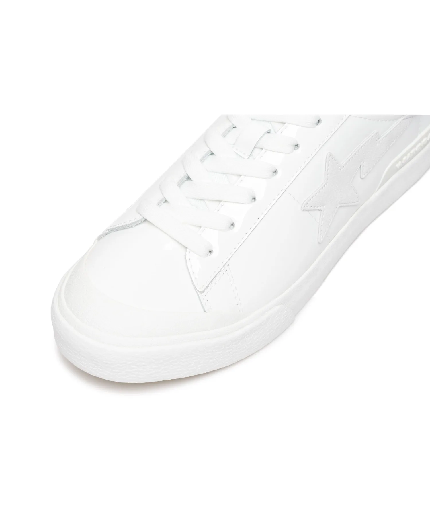 Мужские кроссовки из натуральной кожи MAD STA BAPE X STADIUM GOODS A BATHING APE белые — фото 4