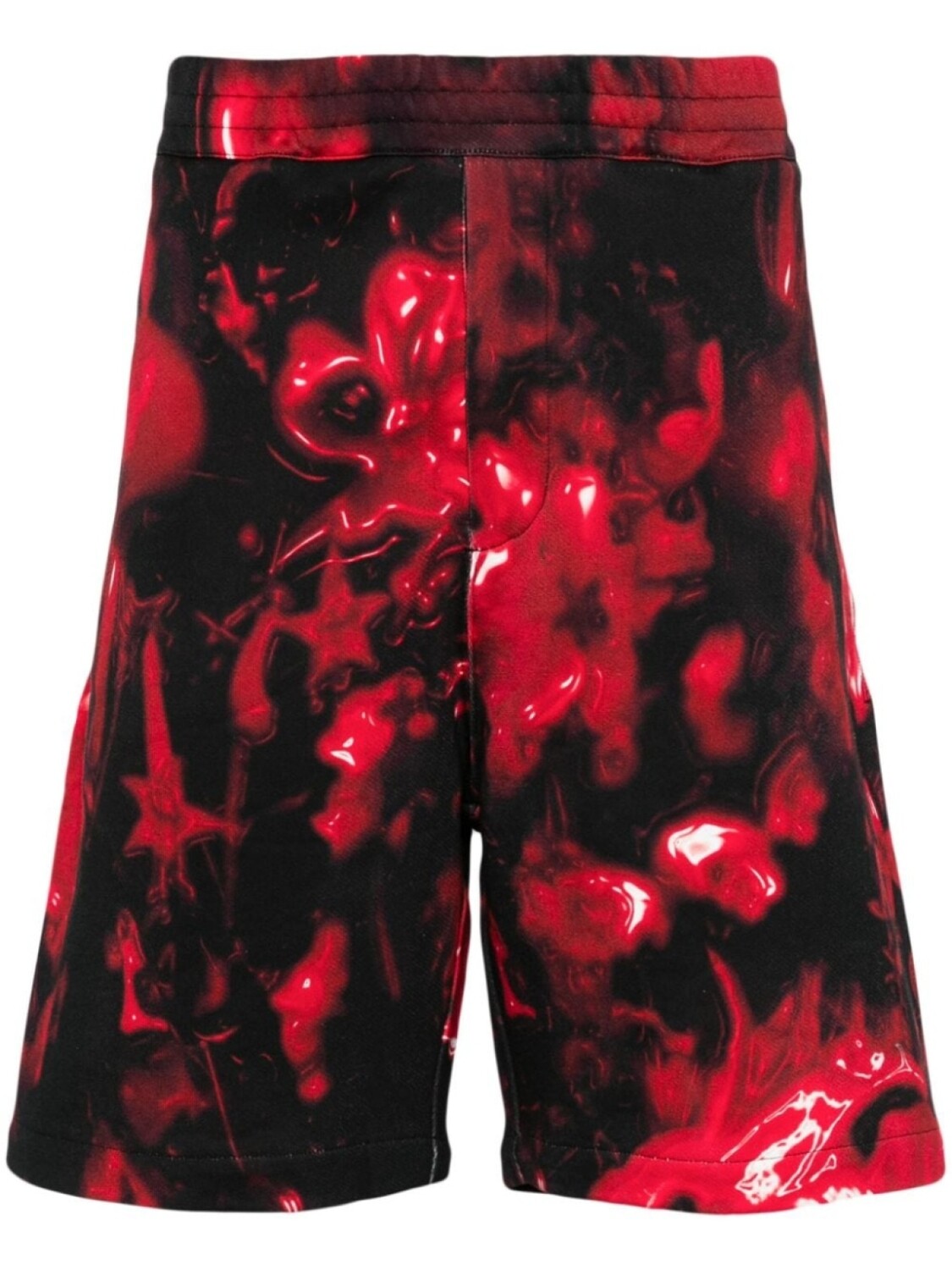 

Alexander McQueen спортивные шорты Wax Flower, красный