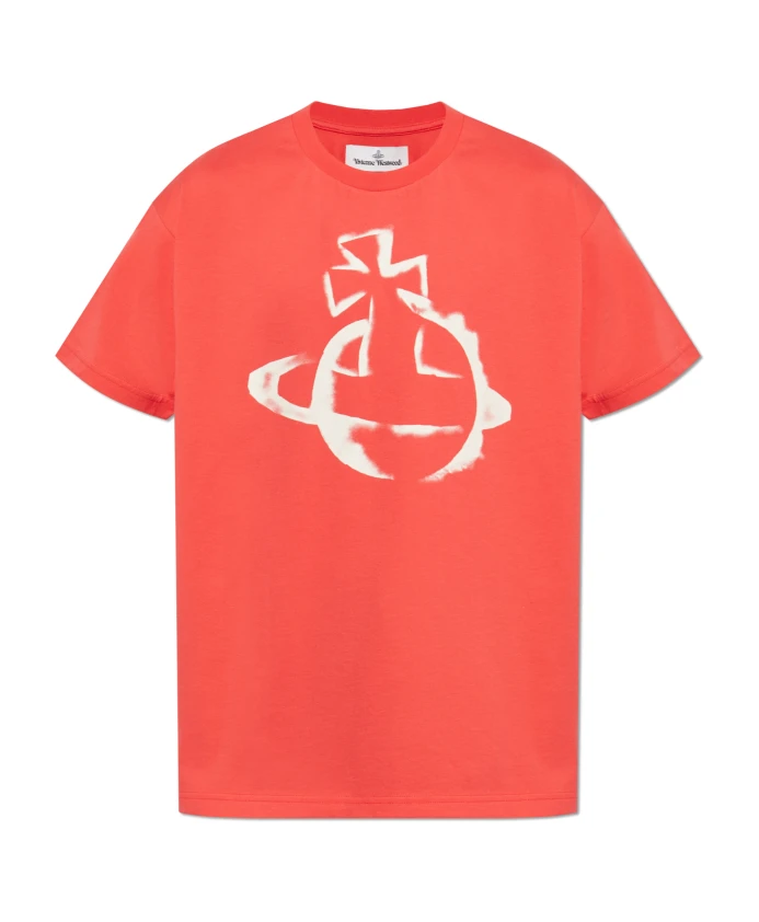 

Футболка с логотипом Vivienne Westwood, красный