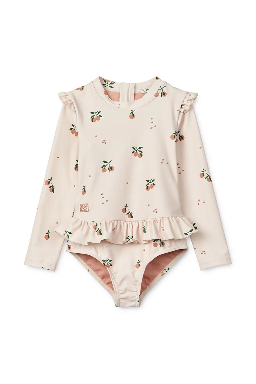 

Детский купальник One Piece Sille Printed Liewood, бежевый