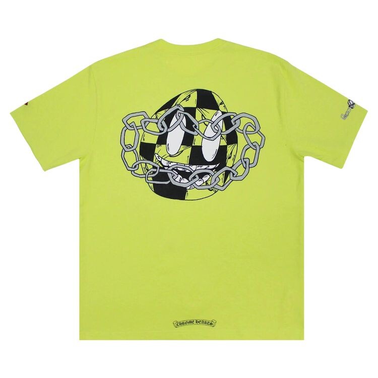 Футболка Chrome Hearts Matty Boy Link T-Shirt Lime Green, зеленый — фото 2